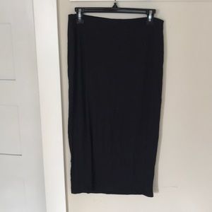 Black High Waisted Pencil Skirt - Size Medium